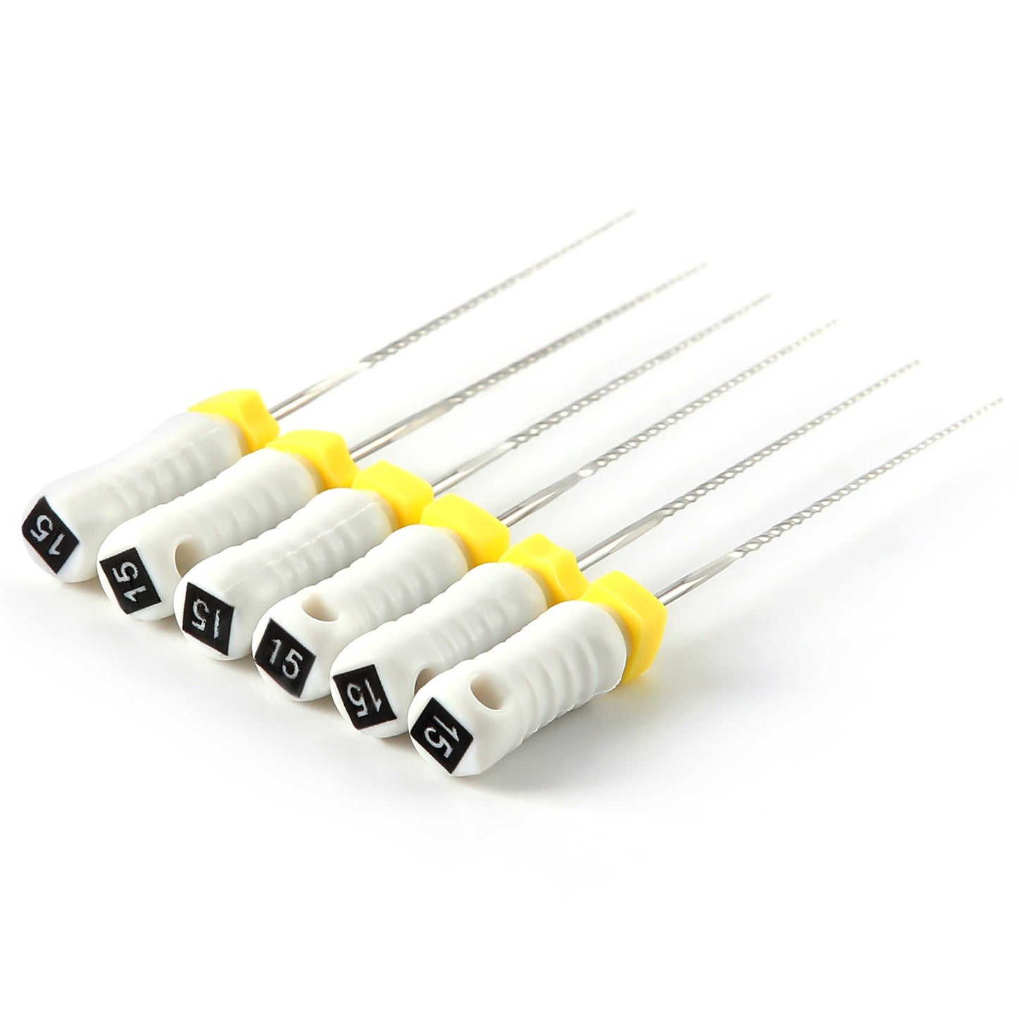 JMU HAND USE FILES, K-FILES, Stainless Steel, 21mm, 6pcs/Pk