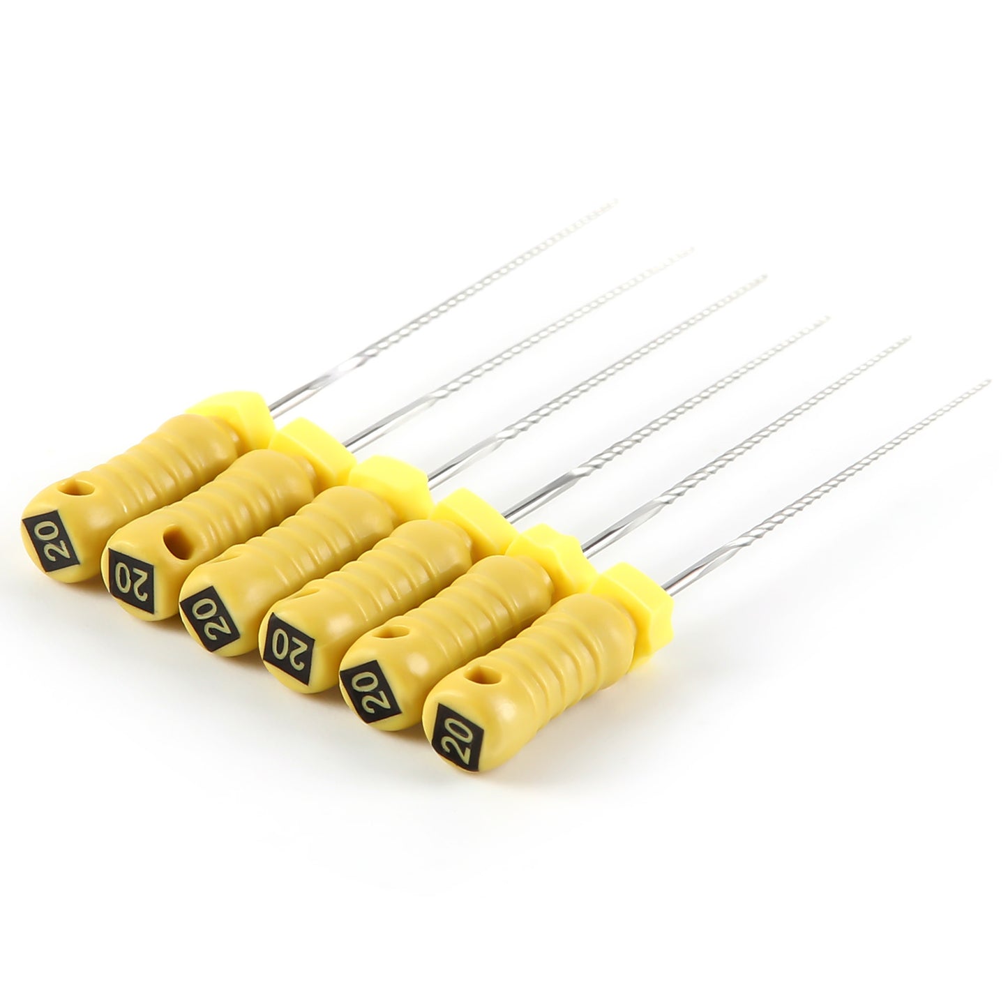 JMU HAND USE FILES, K-FILES, Stainless Steel, 21mm, 6pcs/Pk