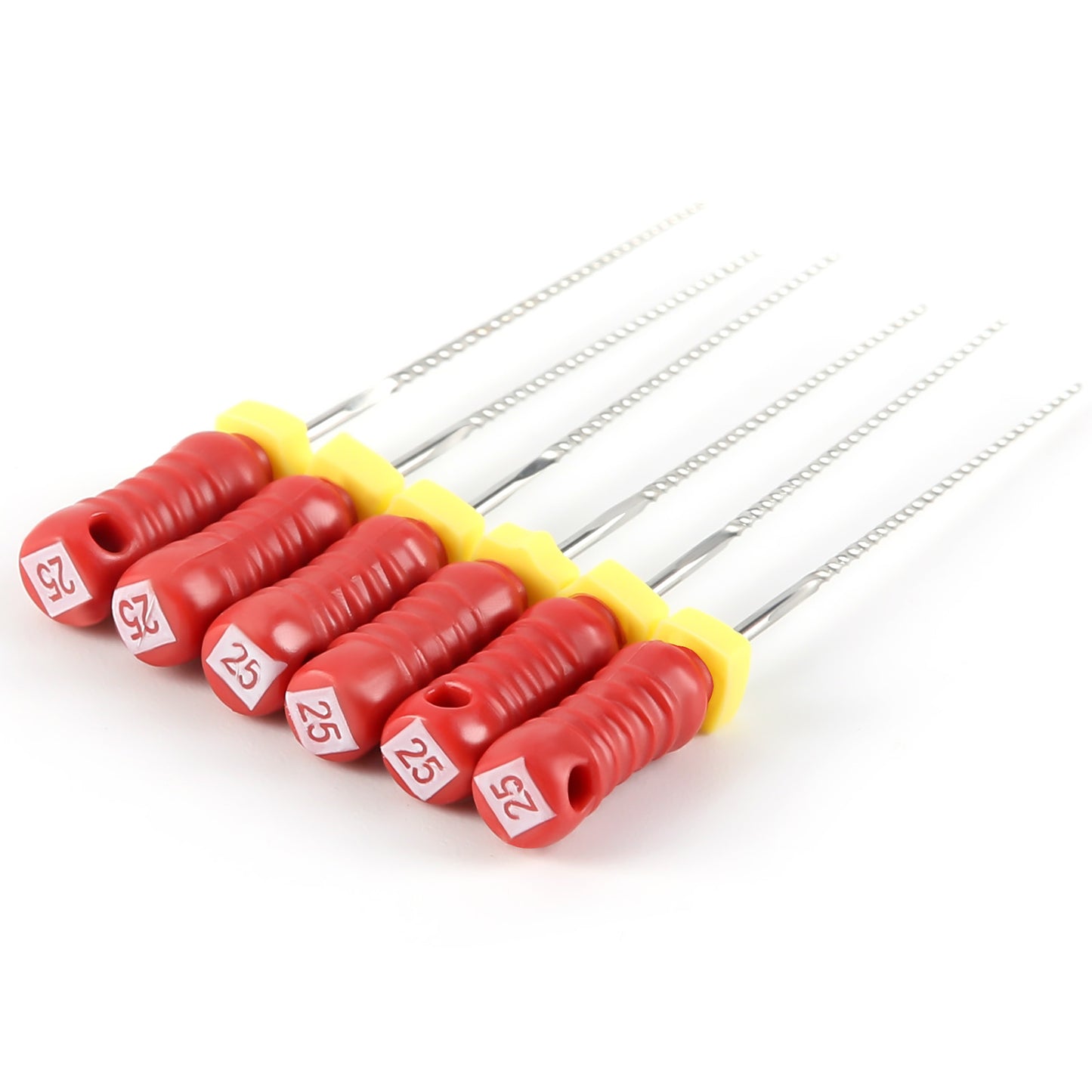 JMU HAND USE FILES, K-FILES, Stainless Steel, 21mm, 6pcs/Pk