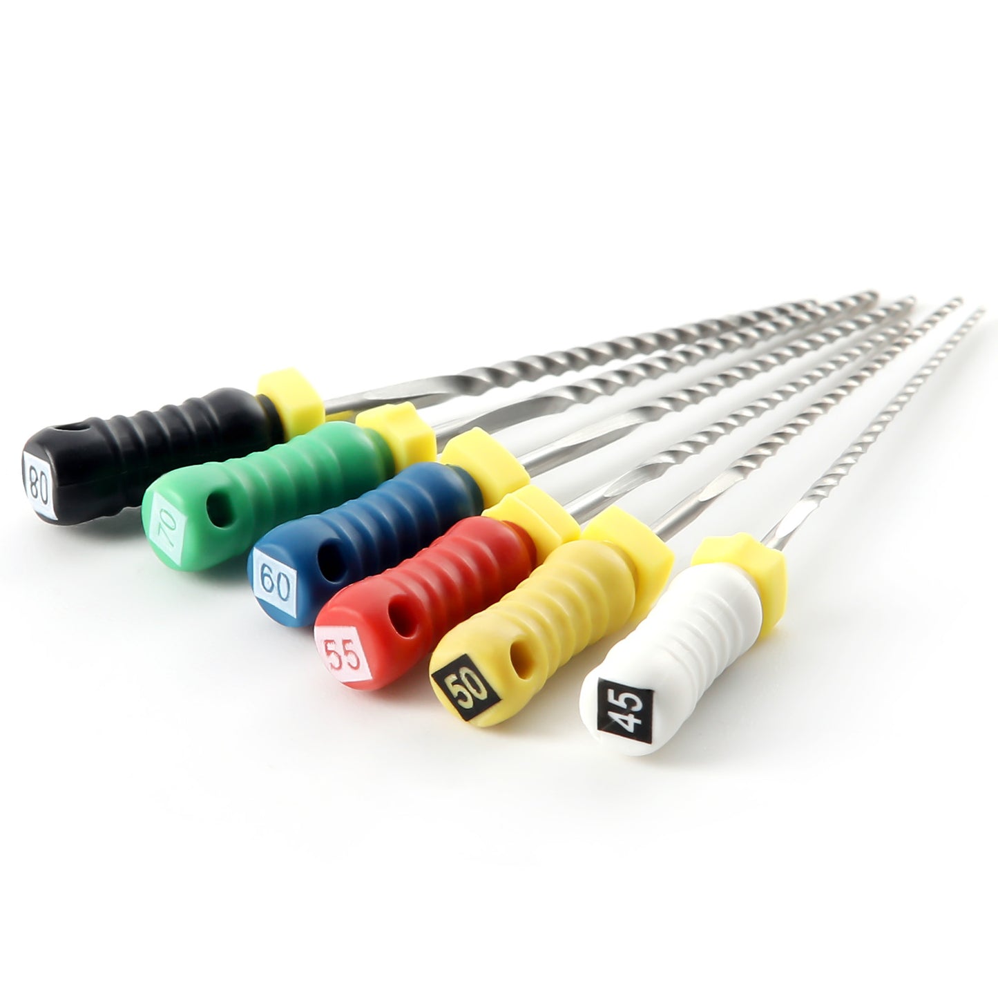 JMU HAND USE FILES, K-FILES, Stainless Steel, 21mm, 6pcs/Pk