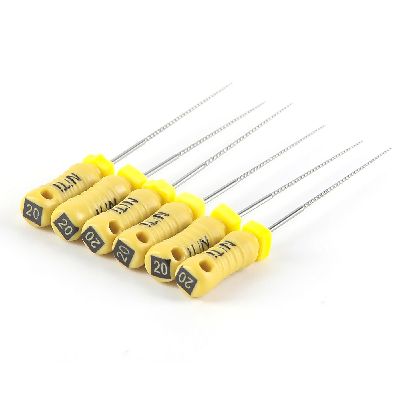 JMU HAND USE FILES, K-FILES, Nickel Titanium, (25mm),6pcs/Pk