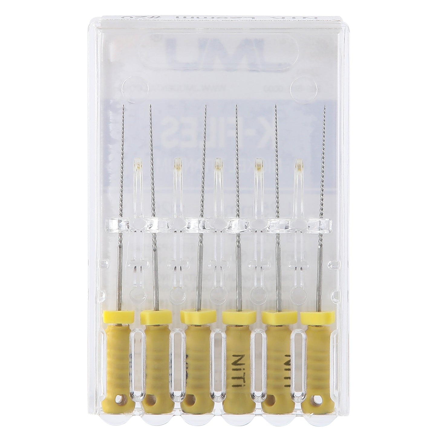 JMU HAND USE FILES, K-FILES, Nickel Titanium, (25mm),6pcs/Pk