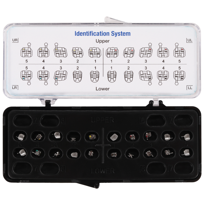 JMU Mini Roth Brackets, Hook on 3,4,5 - S Series (MIM), 20pcs/set