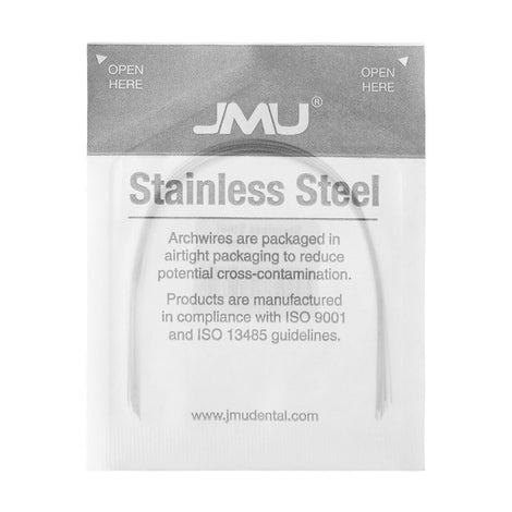 JMU Stainless Steel Archwire, Ovoid, 10Pcs/Bag