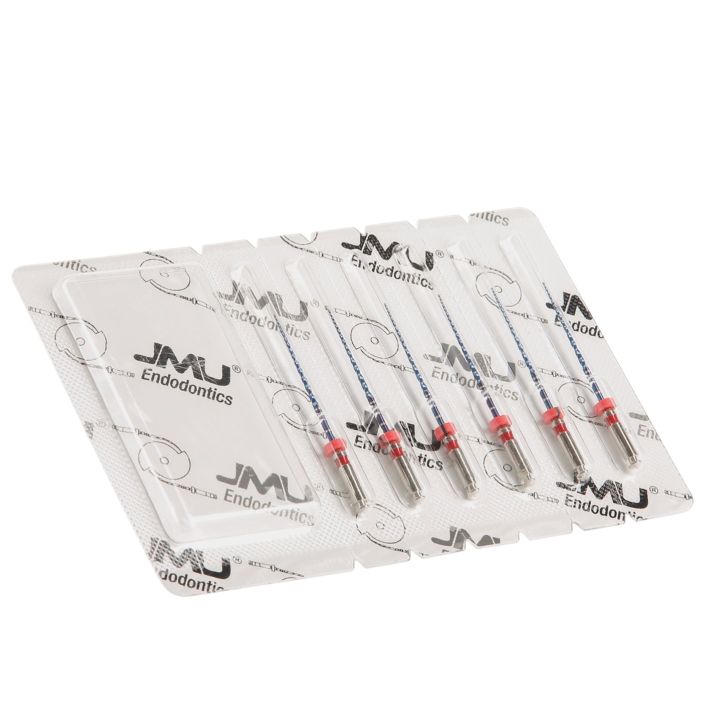 JMU NITI ROTARY FILES, VT-B UPG FILES, Sterilized Packing, 6pcs/Pk, #PRO-FLEXI FILES (BLUE)