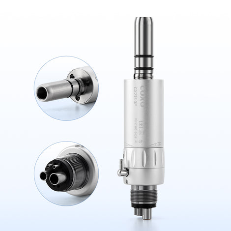 COXO CX235-3F Low-speed Handpiece, 1:1 External, Air Motor, 20,000rpm, 4-hole coupler. #M-3F-4