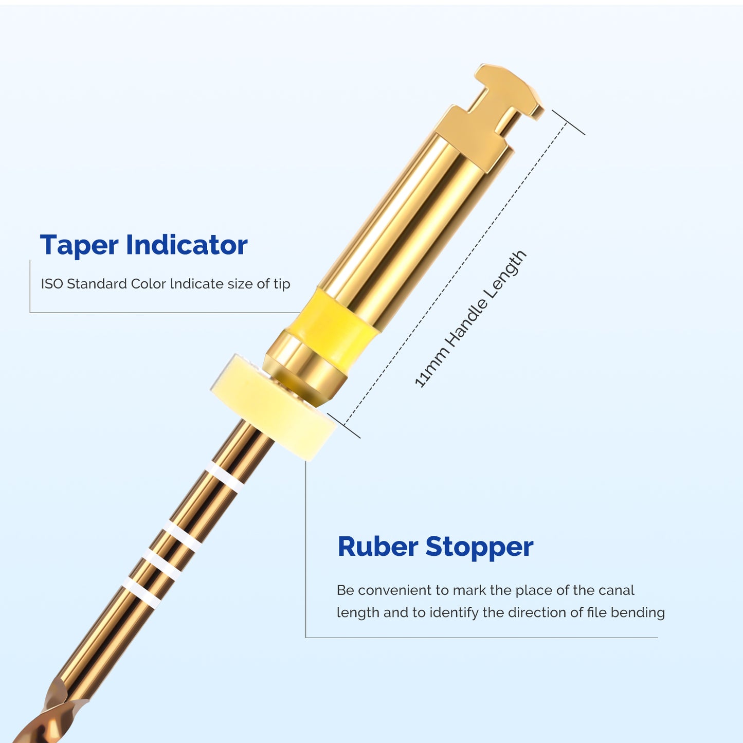 JMU NITI ROTARY FILES, WAVE-G4 FILES Sterilized Packing, 4pcs/Pk, #ROLL WAVE (GOLD)