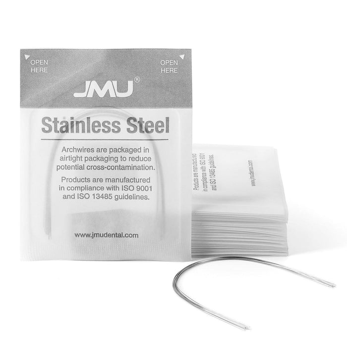 JMU Stainless Steel Archwire, Ovoid, 10Pcs/Bag