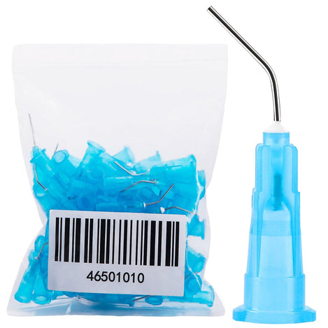 JMU Dental Pre Bent Needle Tips 100pcs/Bag