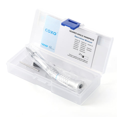 COXO CX235-2S Low-speed Handpiece, 1:1 External, Straight Handpiece, Surgical Operation, 20¡ Straight Head, Max.40,000rpm. #S-2S