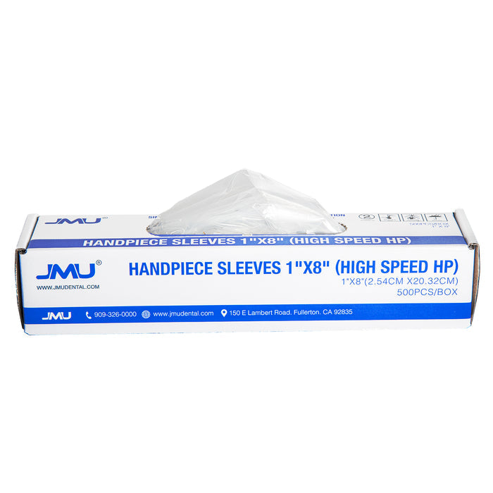 JMU Disposable Dental Low Speed Handpiece Sleeves 1.5"x8" 500/Box