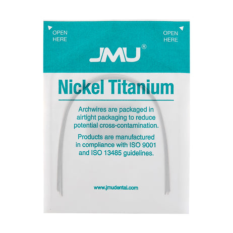 JMU Nickel Titanium Archwire, Over-Expanded, 10/Pk