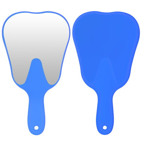 JMU Dental Mirror Tooth Shaped 6 Colors 1pcs/Bag