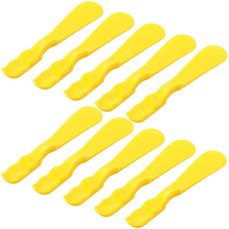 JMU Dental Ergonomic Plastic Mixing Spatulas 10pcs/Bag