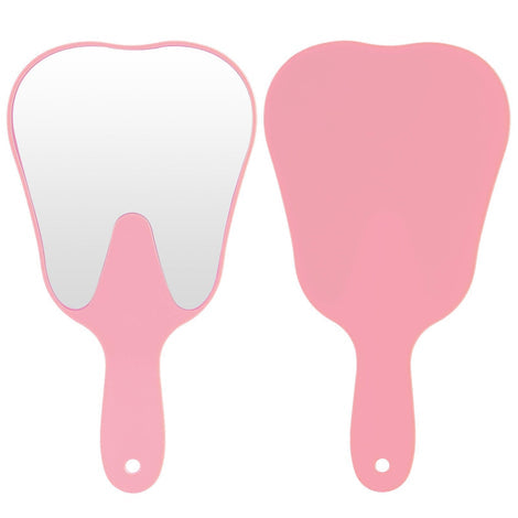 JMU Dental Mirror Tooth Shaped 6 Colors 1pcs/Bag