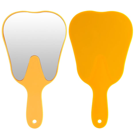 JMU Dental Mirror Tooth Shaped 6 Colors 1pcs/Bag