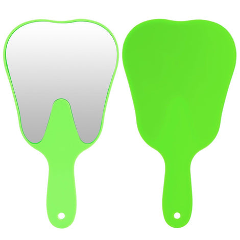 JMU Dental Mirror Tooth Shaped 6 Colors 1pcs/Bag