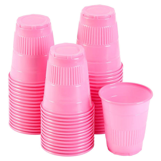 Dental Plastic Disposable 5oz Drinking Cup PINK