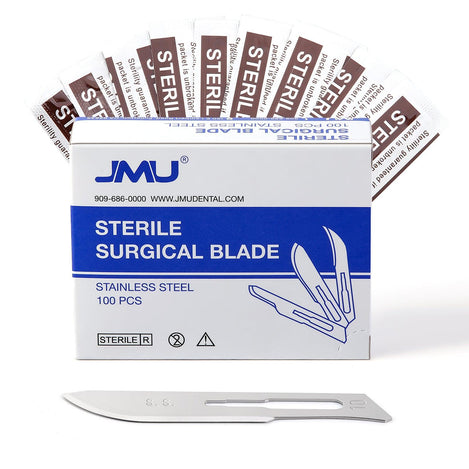 JMU Dental Surgical Blade #10 Stainless Steel 100pcs/Box