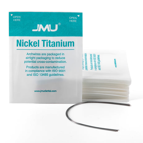 JMU Nickel Titanium Archwire, Over-Expanded, 10/Pk