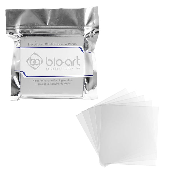 BIOART Dental BioAlign Plate 0,75mm - Copolyester, Square 125x125mm, 5pcs/pack