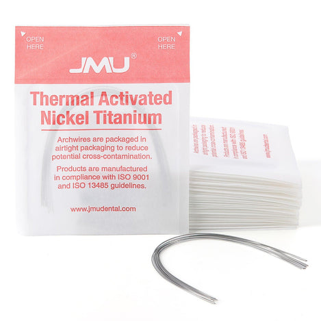 JMU Thermal Activated Nickel Titanium Archwire, Ovoid, 10/Pk