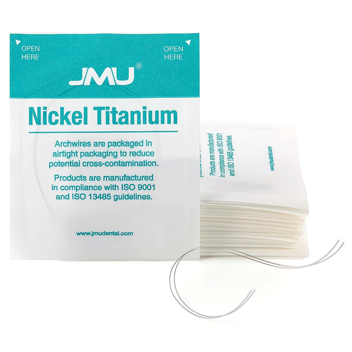 JMU Nickel Titanium Archwire, Reverse Curve, 2/Pk