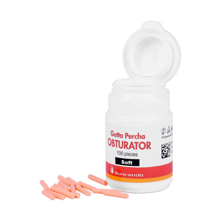 Gutta Percha Obturator, Soft Type, 100pieces/Bottle