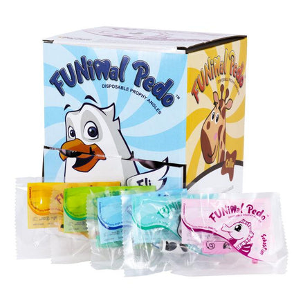 FUNimals Mini Disposable Prophy Angles Pedo Soft Cup Assorted 100/Box