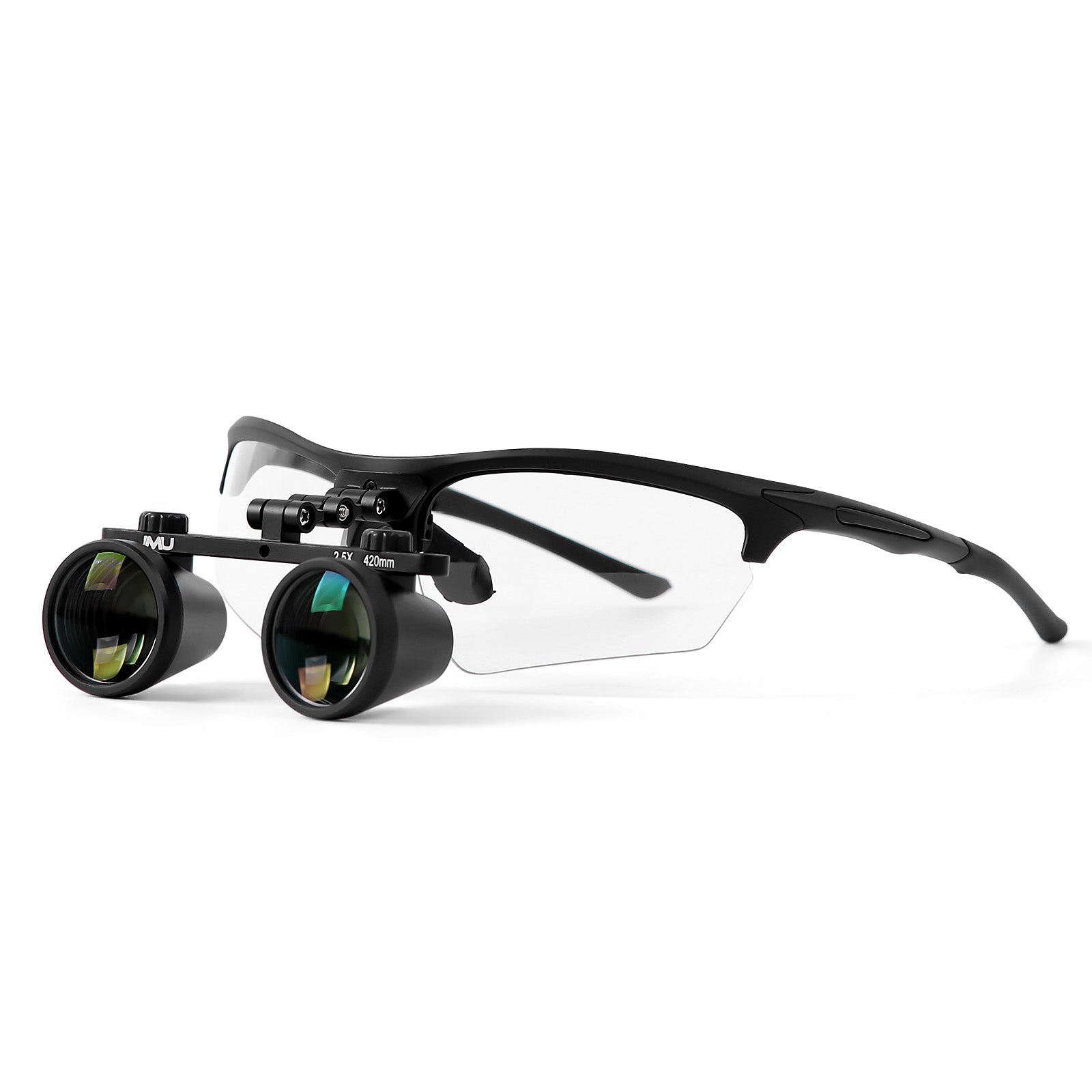 JMU Dental Medical Sports Binocular Loupes 2.5X 420mm LED Headlights