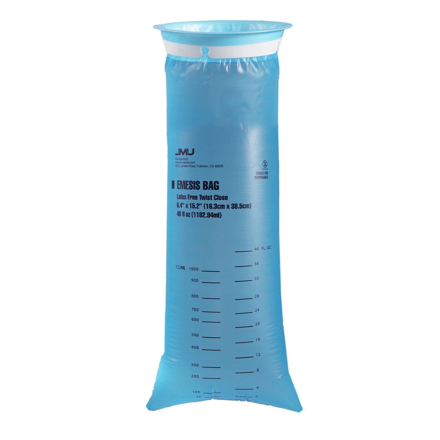 JMU Disposable Emesis Bags 1000ml 25Pcs/Bag - JMU DENTAL INC