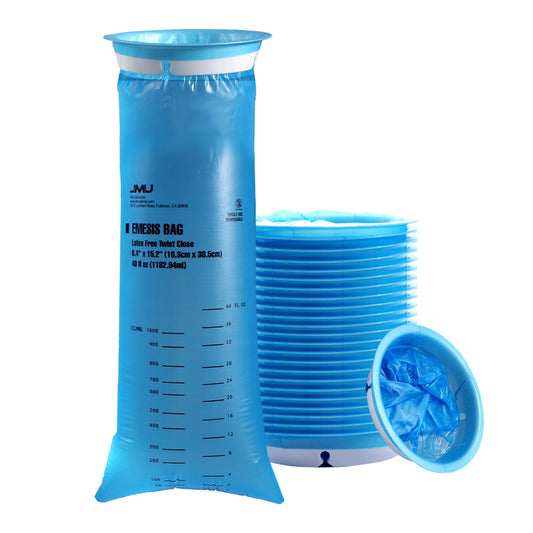 JMU Disposable Emesis Bags 1000ml 25Pcs/Bag - JMU DENTAL INC