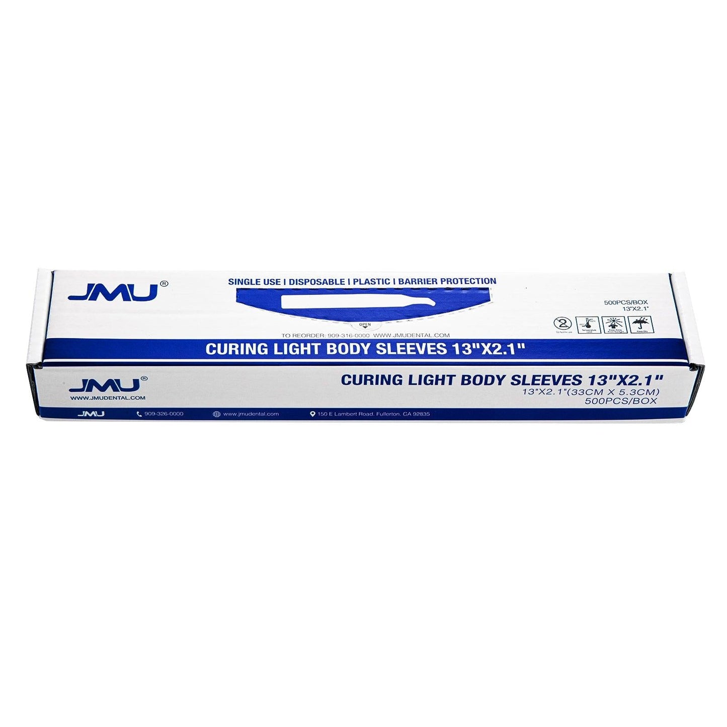  JMU Disposable Dental Curing Light Body Sleeves 500Pcs/Box - JMU DENTAL INC