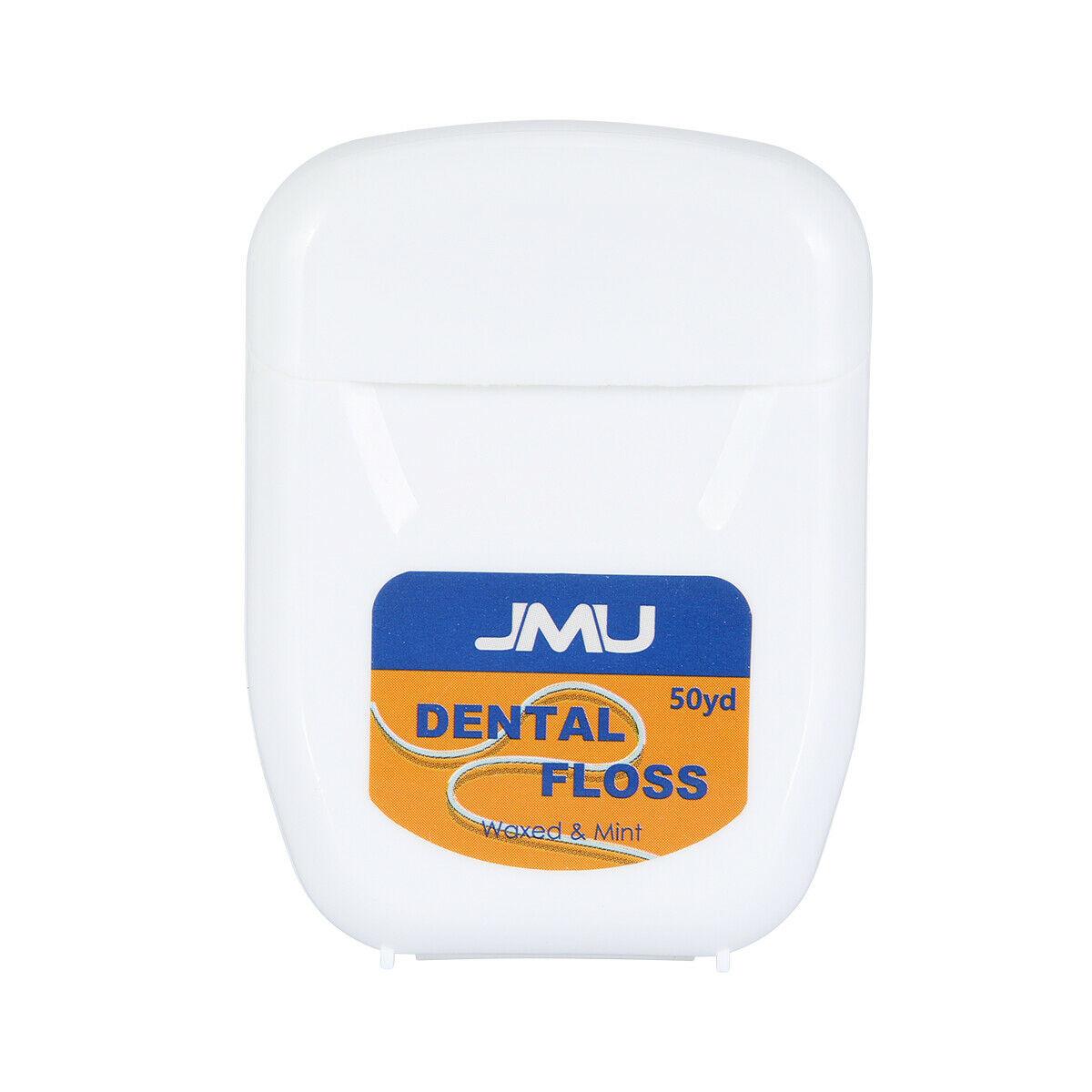 JMU Disposable Dental Oral Floss Waxed & Mint 50Yds/Pack - JMU DENTAL INC