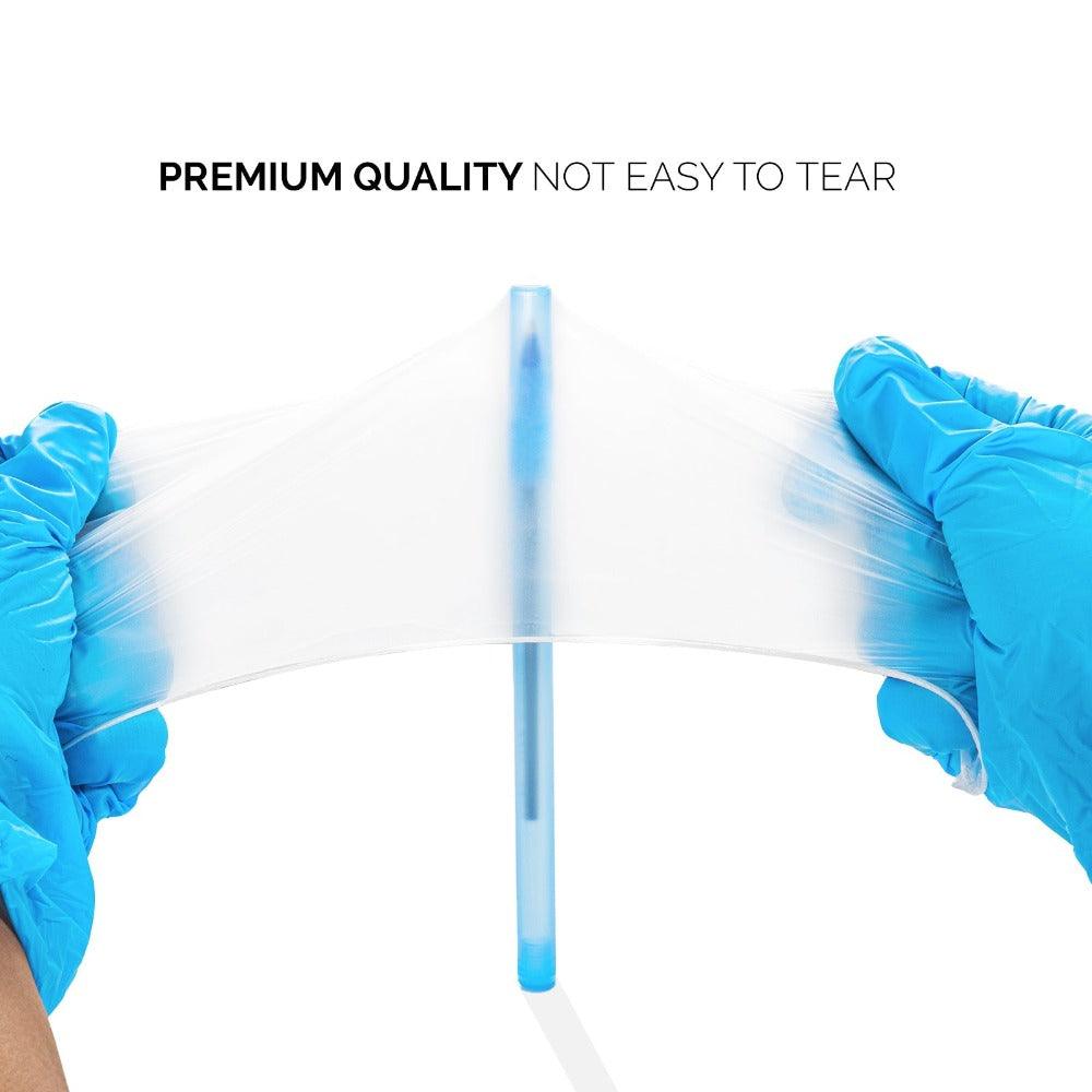 BASIC Disposable Vinyl Synthetic Exam Gloves Clear S/M/L/XL 1000/Case - JMU DENTAL INC