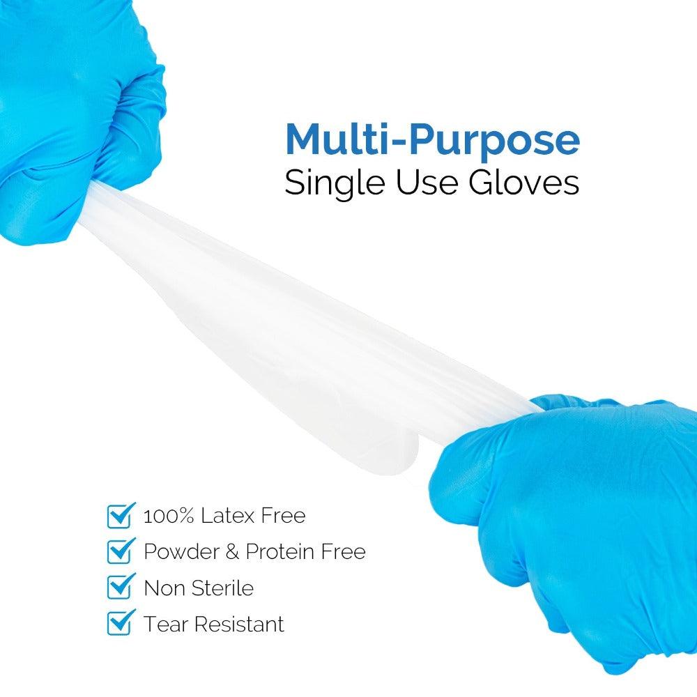 BASIC Disposable Vinyl Synthetic Exam Gloves Clear S/M/L/XL 1000/Case - JMU DENTAL INC