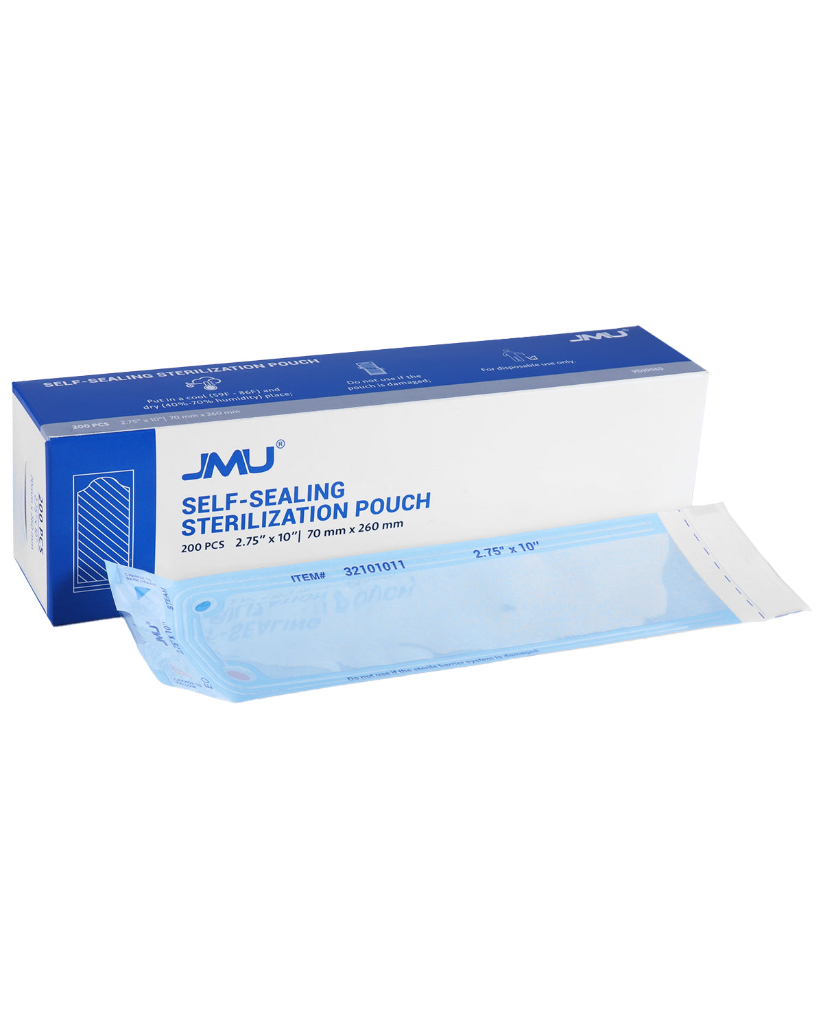 JMU Dental Self-Sealing Sterilization Pouches