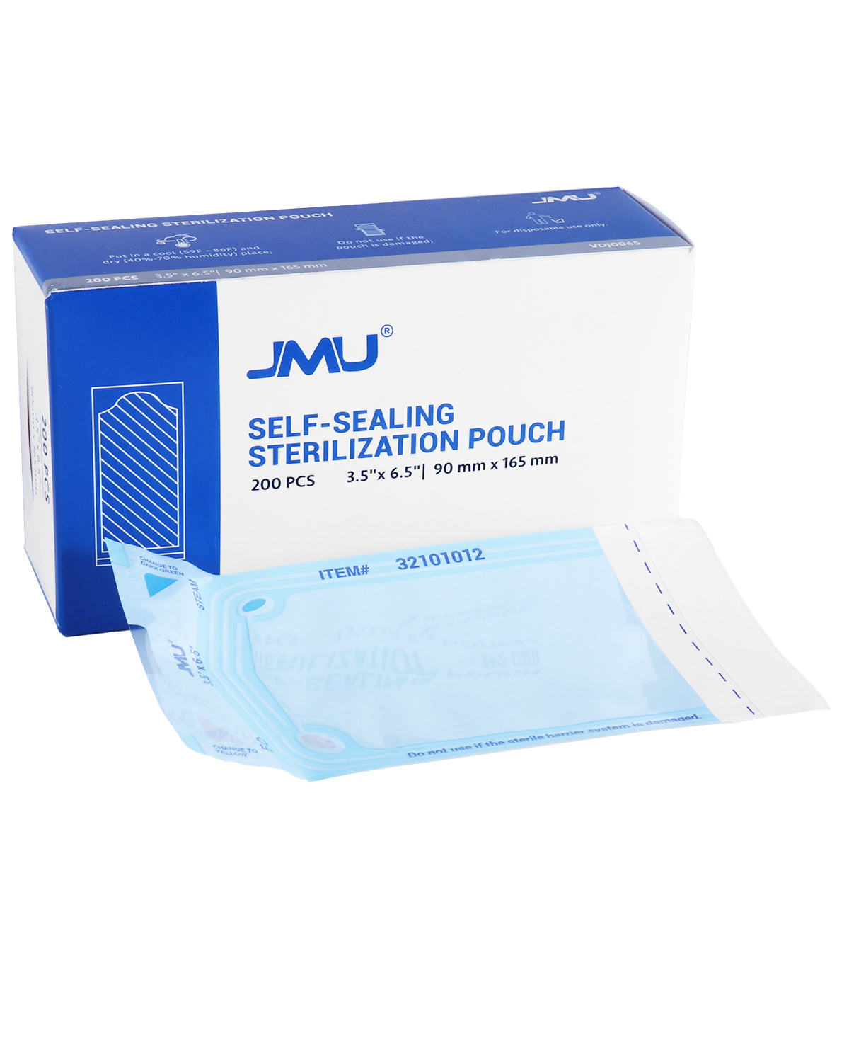 JMU Dental Self-Sealing Sterilization Pouches