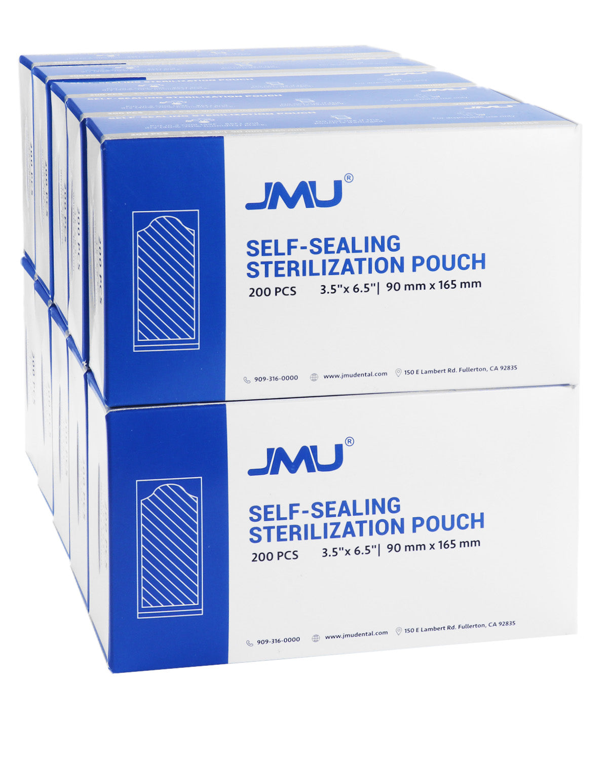 JMU Dental Self-Sealing Sterilization Pouches