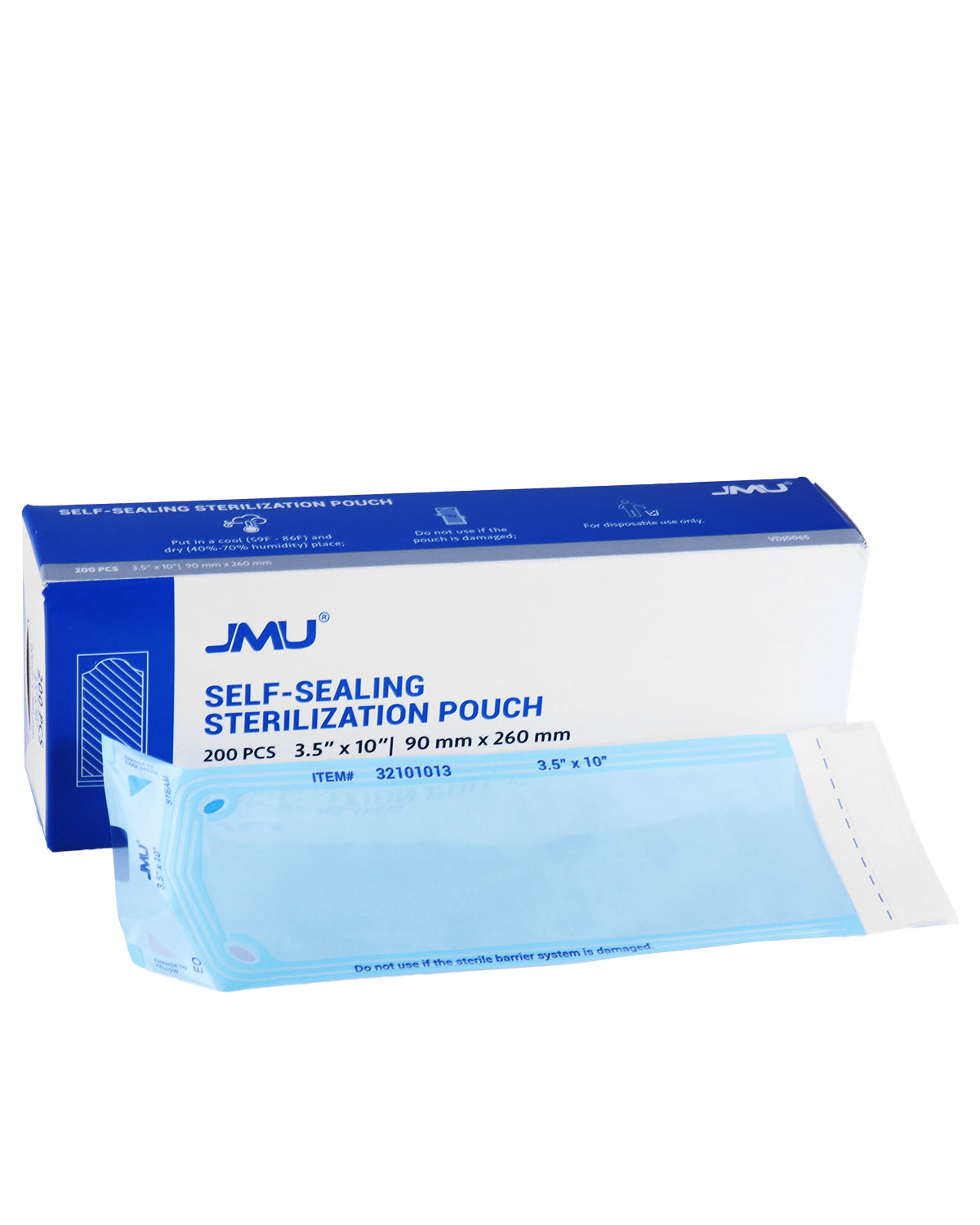 JMU Dental Self-Sealing Sterilization Pouches