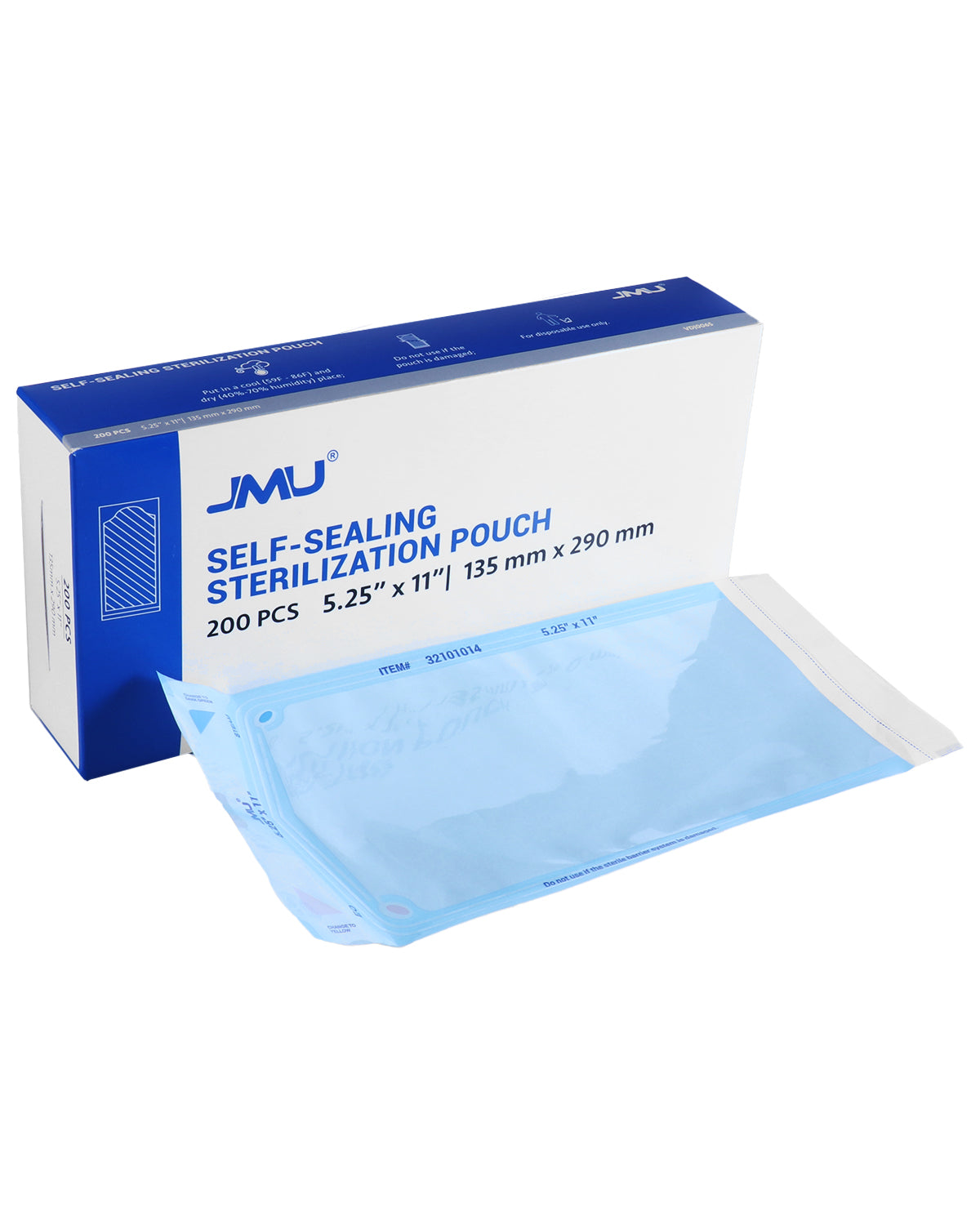 JMU Dental Self-Sealing Sterilization Pouches