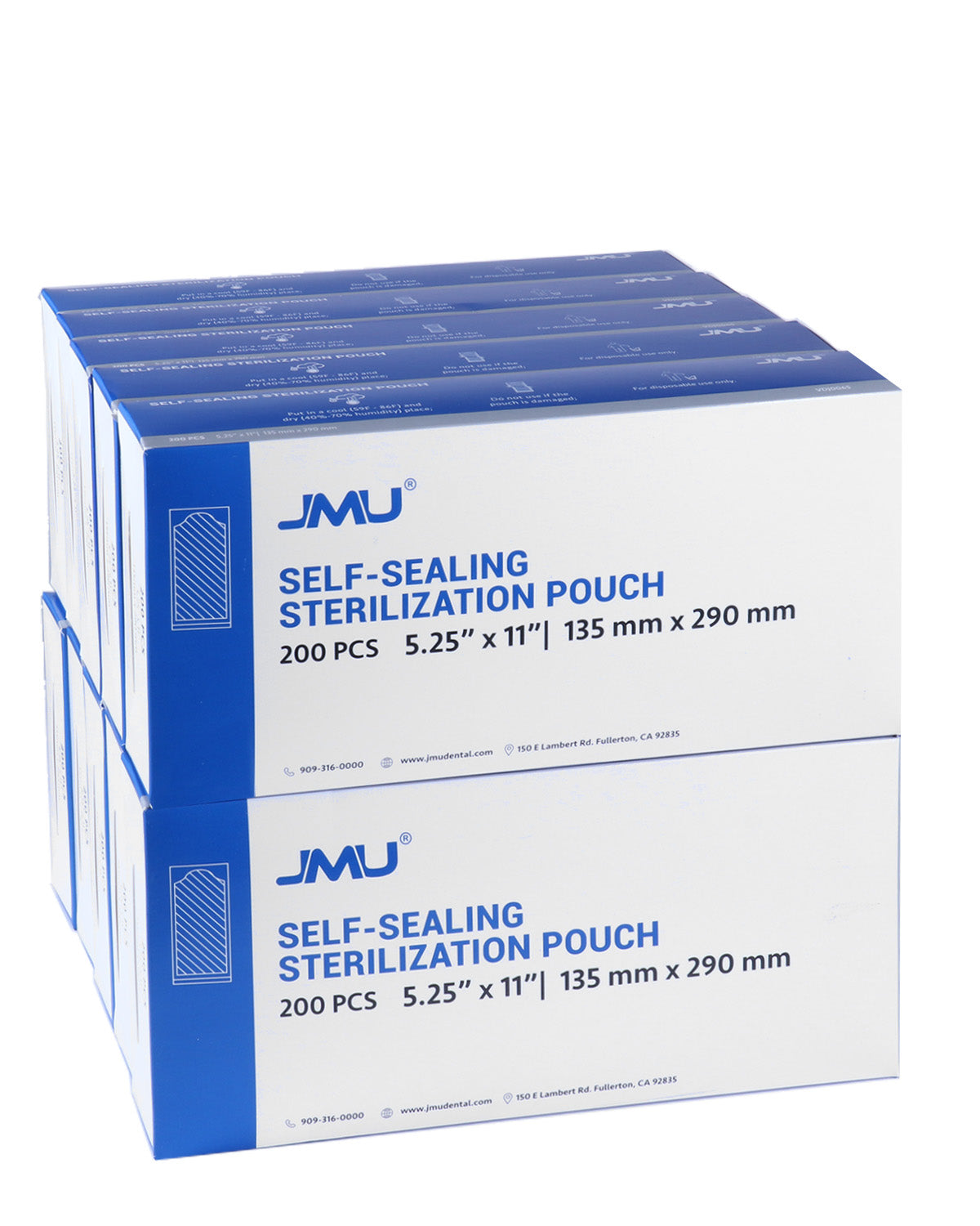 JMU Dental Self-Sealing Sterilization Pouches