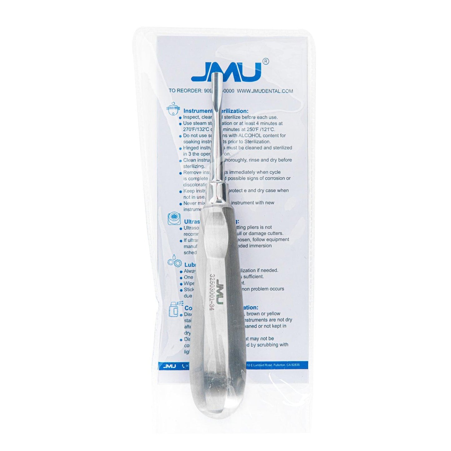 JMU Dental Root Elevators Seldin Fig 34/34S - JMU DENTAL INC