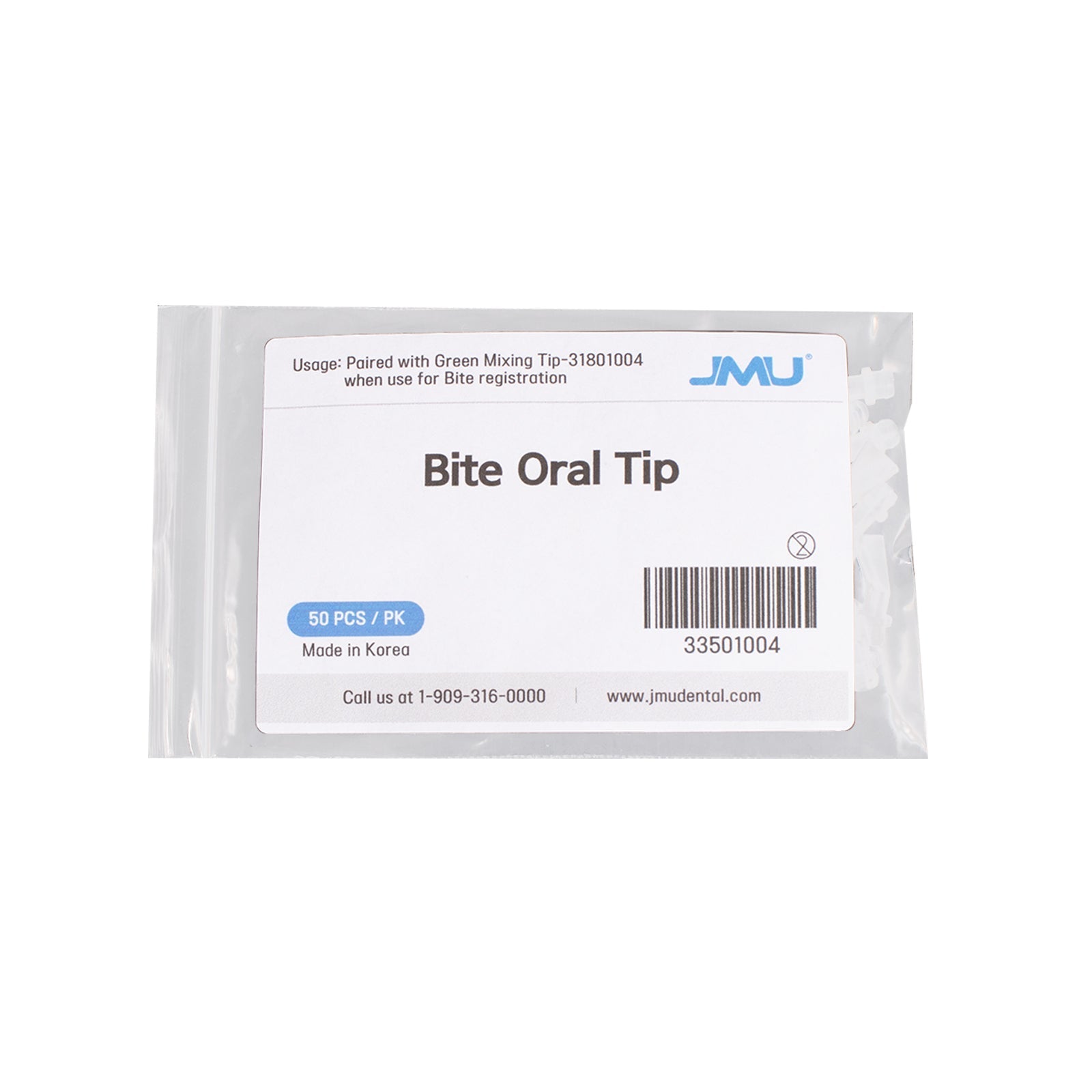 JMU Dental Impression Mixing Tips Oral Tips 50Pcs/Pk - JMU DENTAL INC