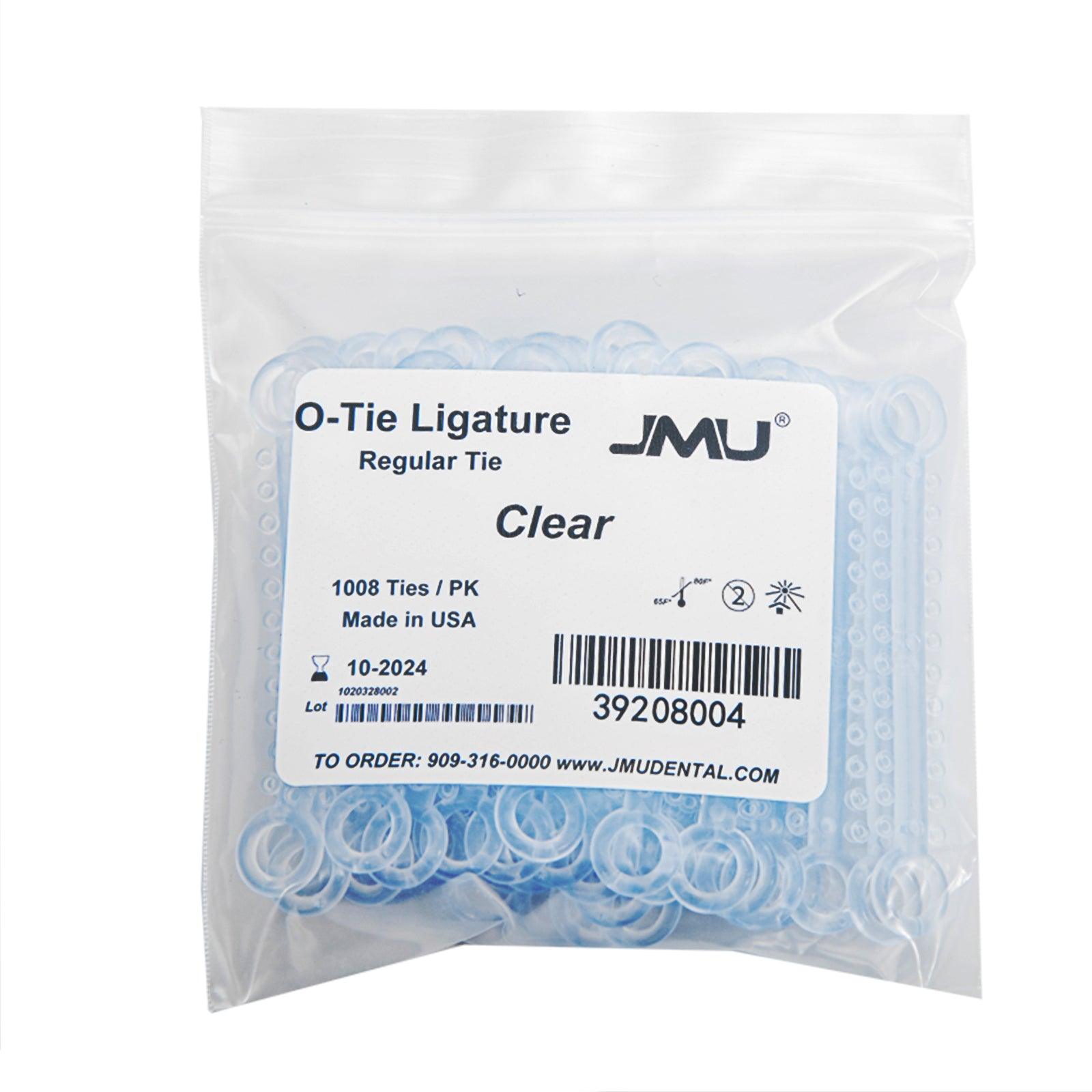 JMU Dental Orthodontic O-Ties Ligature Elastic - JMU DENTAL INC