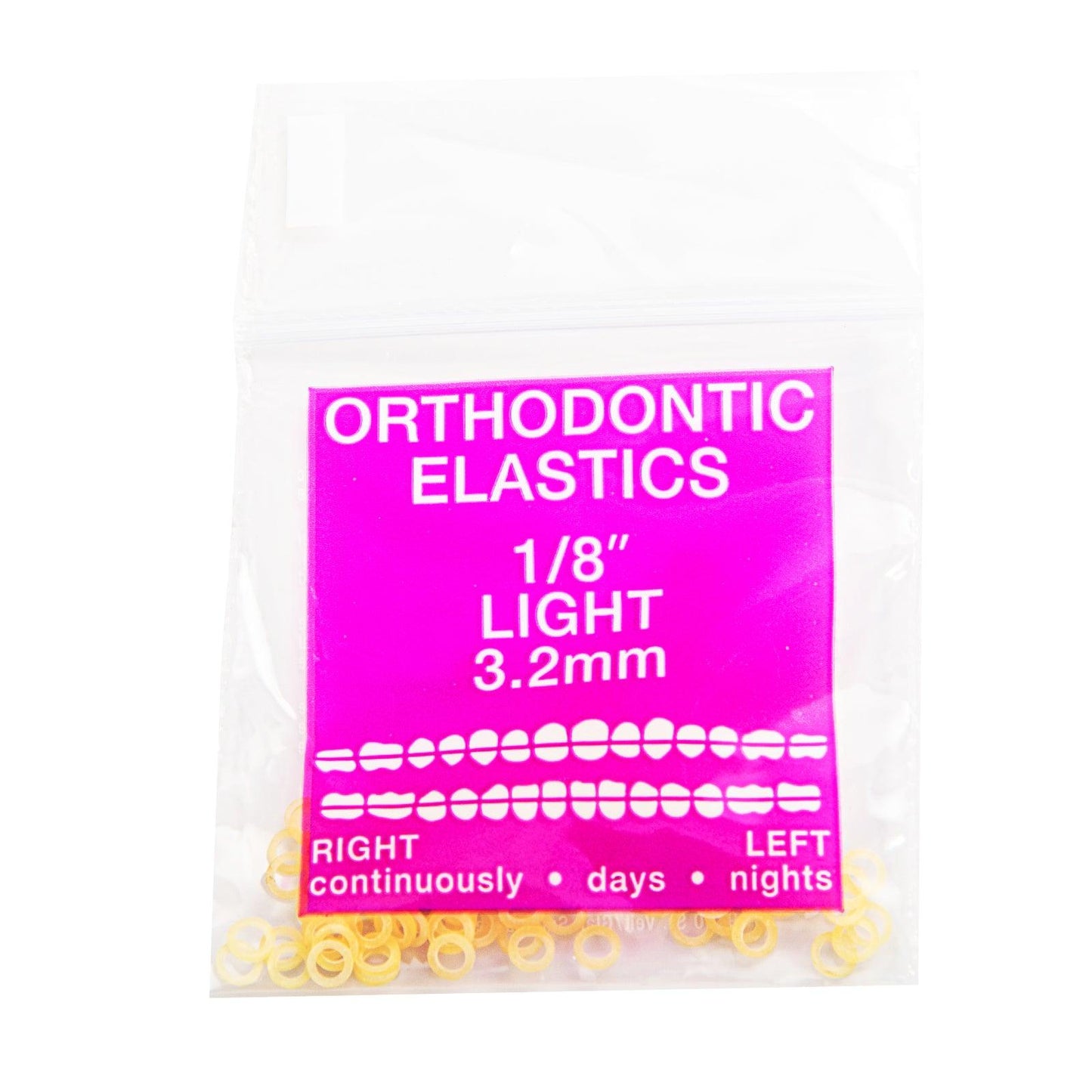 JMU Dental Orthodontic Intra Oral Elastic Latex - JMU DENTAL INC