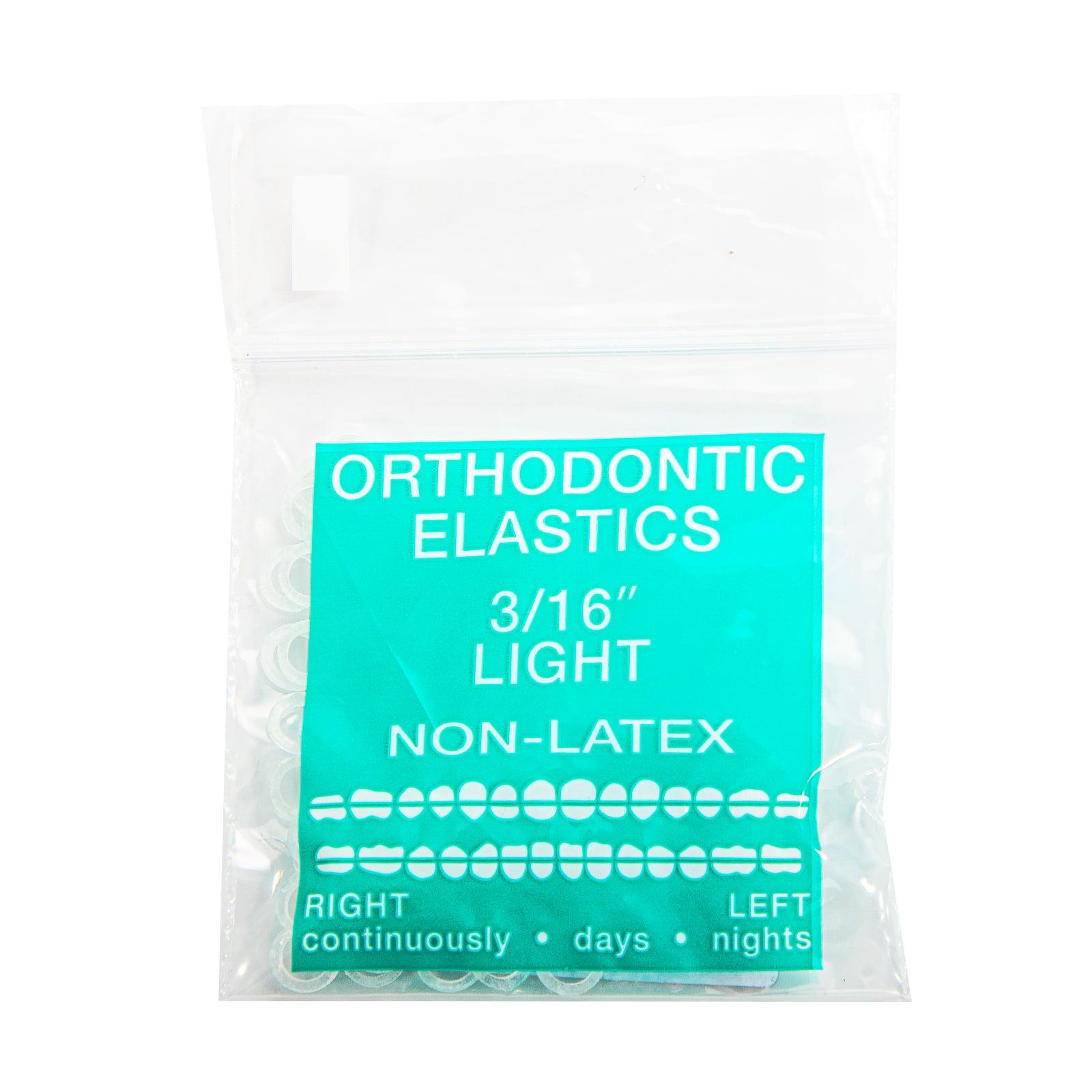 JMU Dental Orthodontic Intra Oral Elastic Latex Free 100/Bag - JMU DENTAL INC