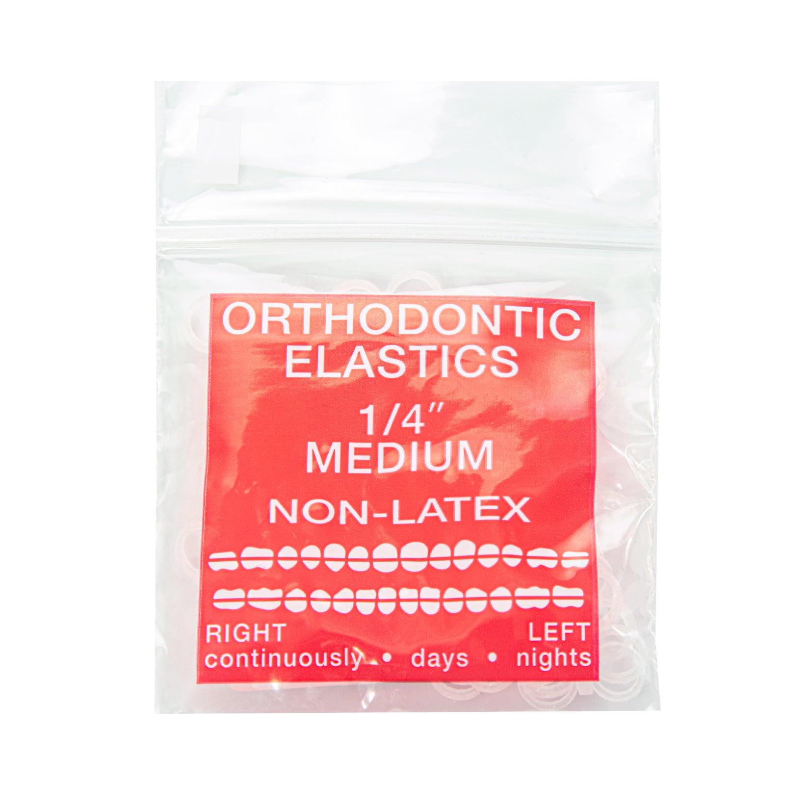 JMU Dental Orthodontic Intra Oral Elastic Latex Free 100/Bag - JMU DENTAL INC