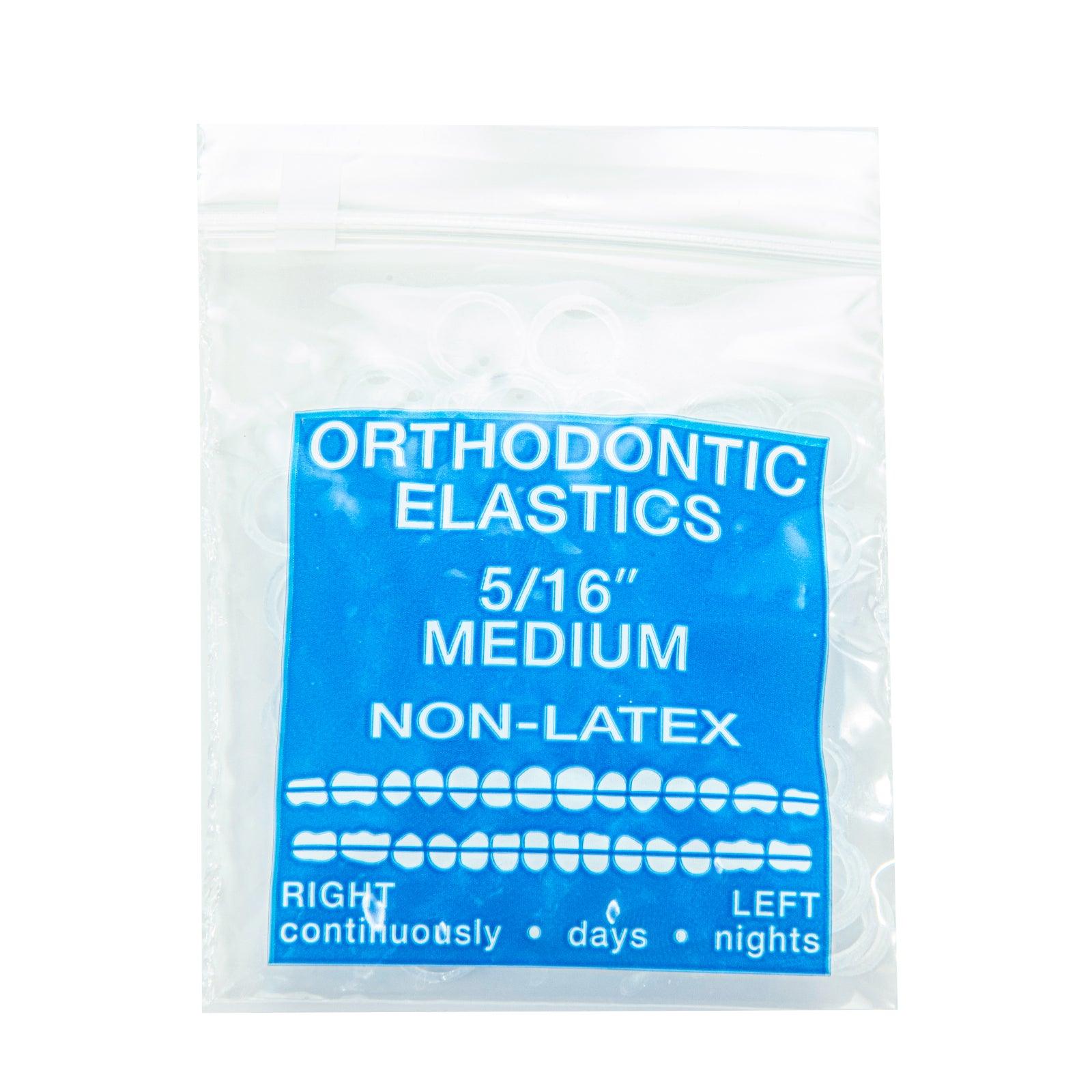 JMU Dental Orthodontic Intra Oral Elastic Latex Free 100/Bag - JMU DENTAL INC