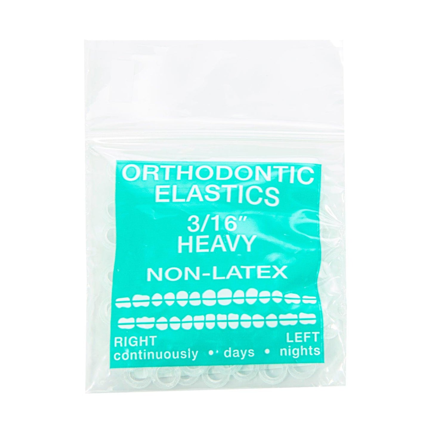 JMU Dental Orthodontic Intra Oral Elastic Latex Free 100/Bag - JMU DENTAL INC